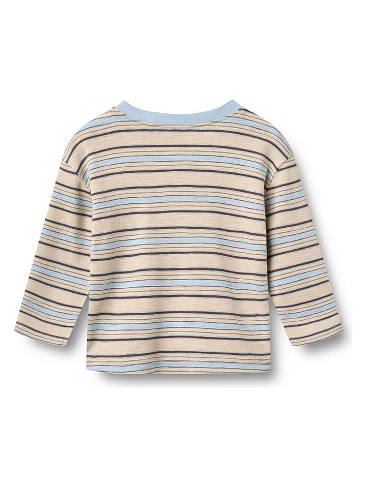 Tričko Wheat Hellblau/ Beige 5277246 2er-Set: Longsleeves "Ebbe" in Hellblau/ Beige - 4