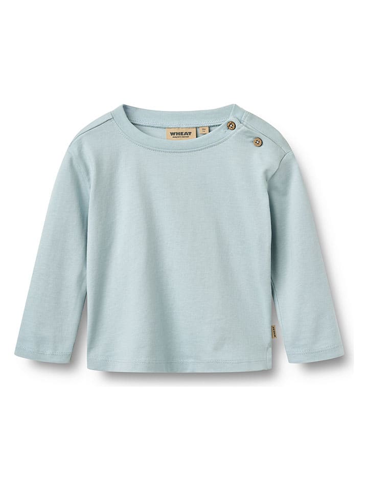 Tričko Wheat Hellblau/ Beige 5277246 2er-Set: Longsleeves "Ebbe" in Hellblau/ Beige - 5