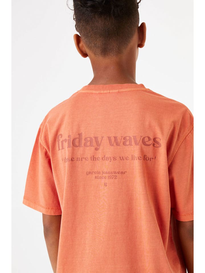 Tričko Garcia Orange 130217 Shirt in Orange - 3