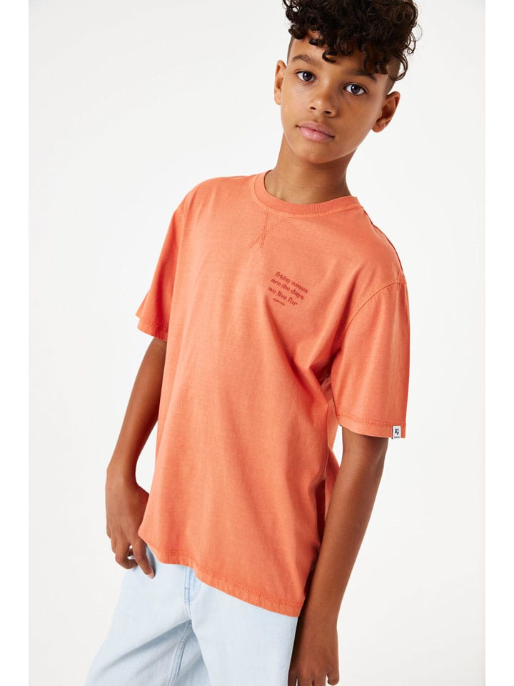 Tričko Garcia Orange 130217 Shirt in Orange - 4