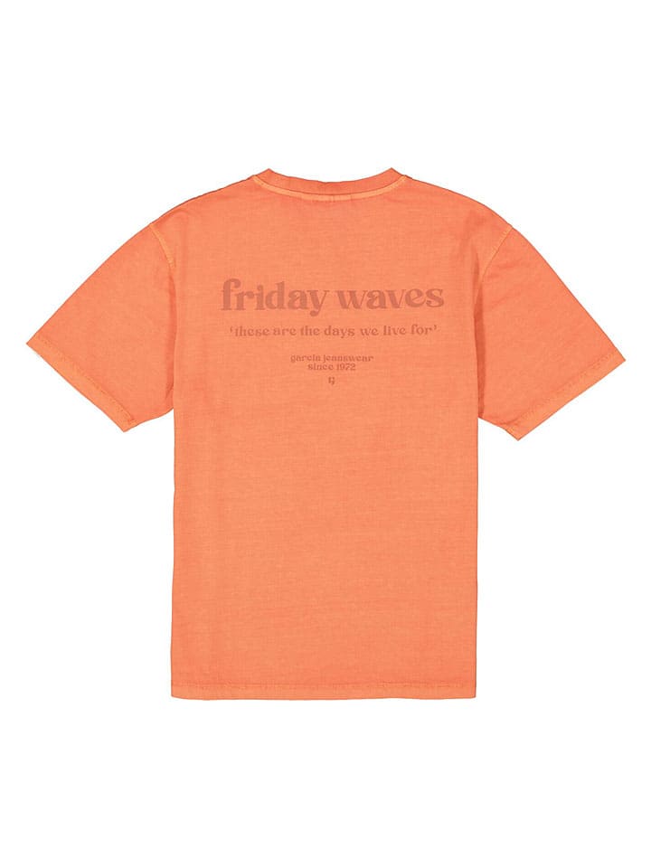 Tričko Garcia Orange 130217 Shirt in Orange - 6