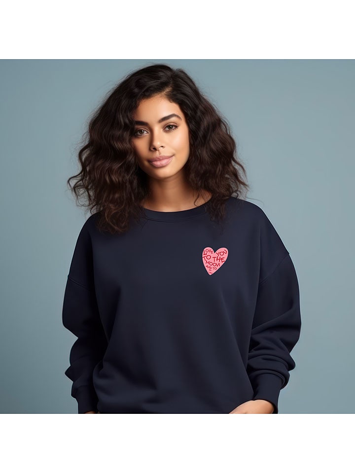 Mikina WOOOP Dunkelblau 4755065 Sweatshirt in Dunkelblau - 1