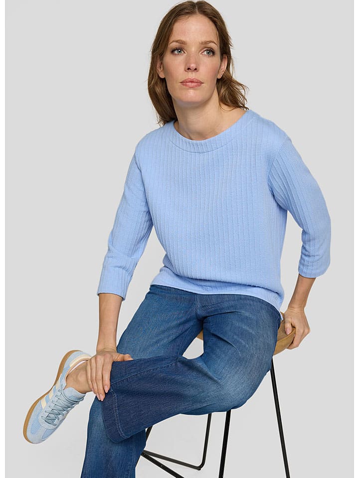 Rabe Hellblau 6743990 Longsleeve in Hellblau - 2