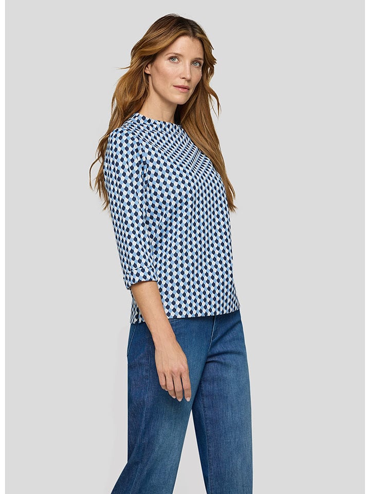 Rabe Dunkelblau/ Hellblau 5946602 Longsleeve in Dunkelblau/ Hellblau - 1