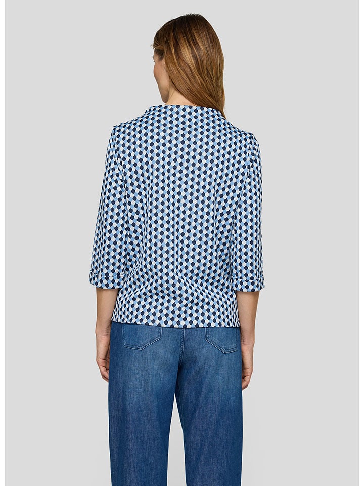 Rabe Dunkelblau/ Hellblau 5946602 Longsleeve in Dunkelblau/ Hellblau - 3