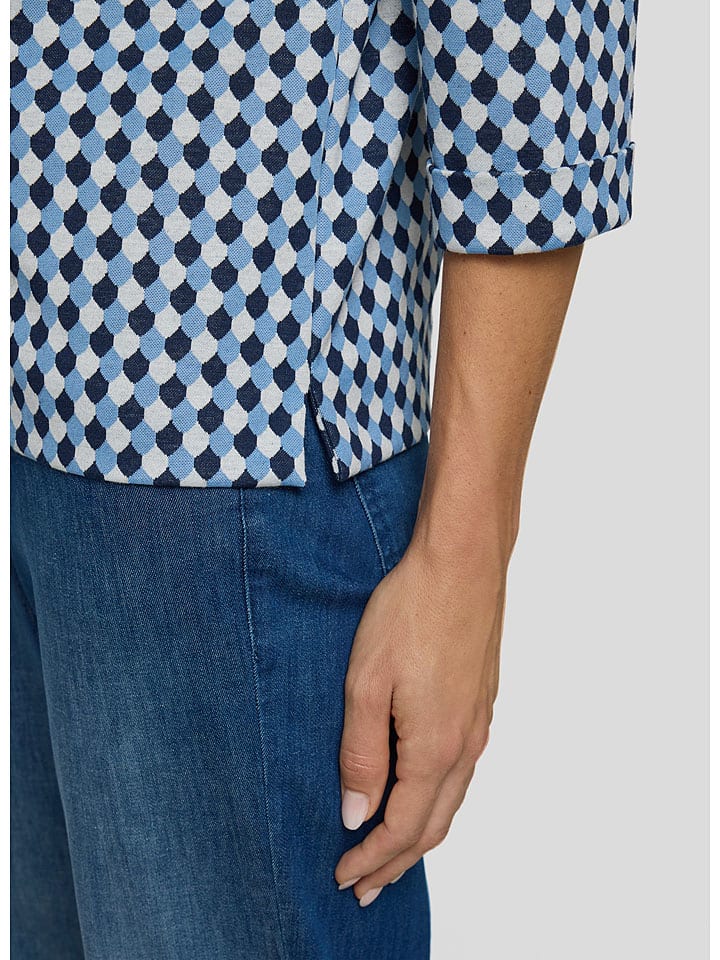 Rabe Dunkelblau/ Hellblau 5946602 Longsleeve in Dunkelblau/ Hellblau - 4