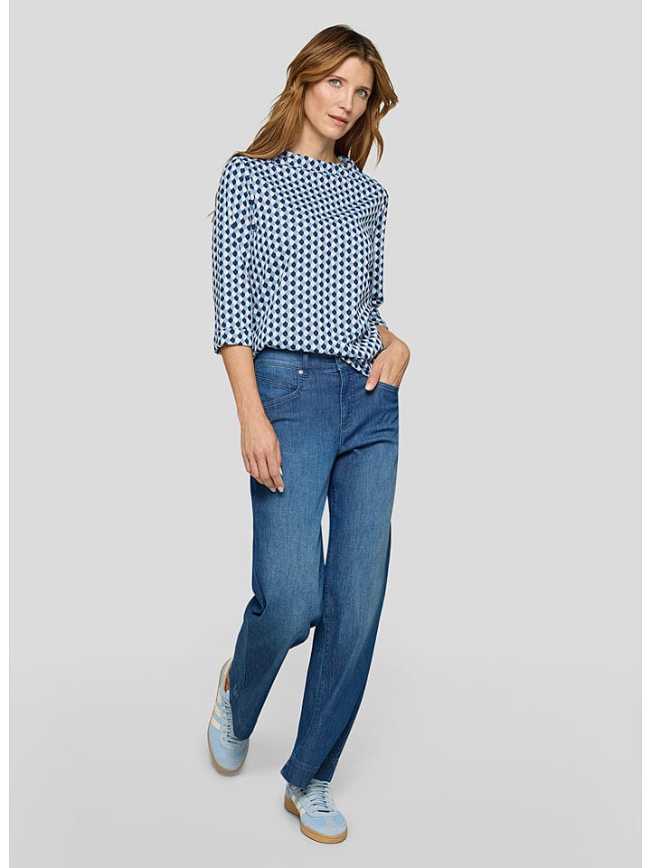 Rabe Dunkelblau/ Hellblau 5946602 Longsleeve in Dunkelblau/ Hellblau - 5