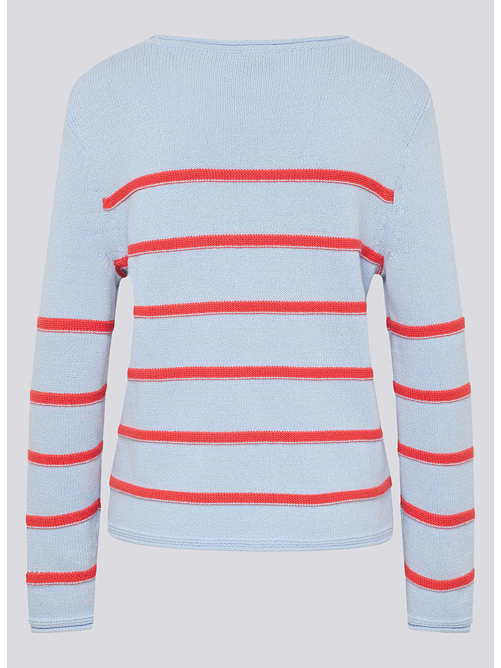 Rabe Hellblau/ Rot 3536403 Pullover in Hellblau/ Rot - 7