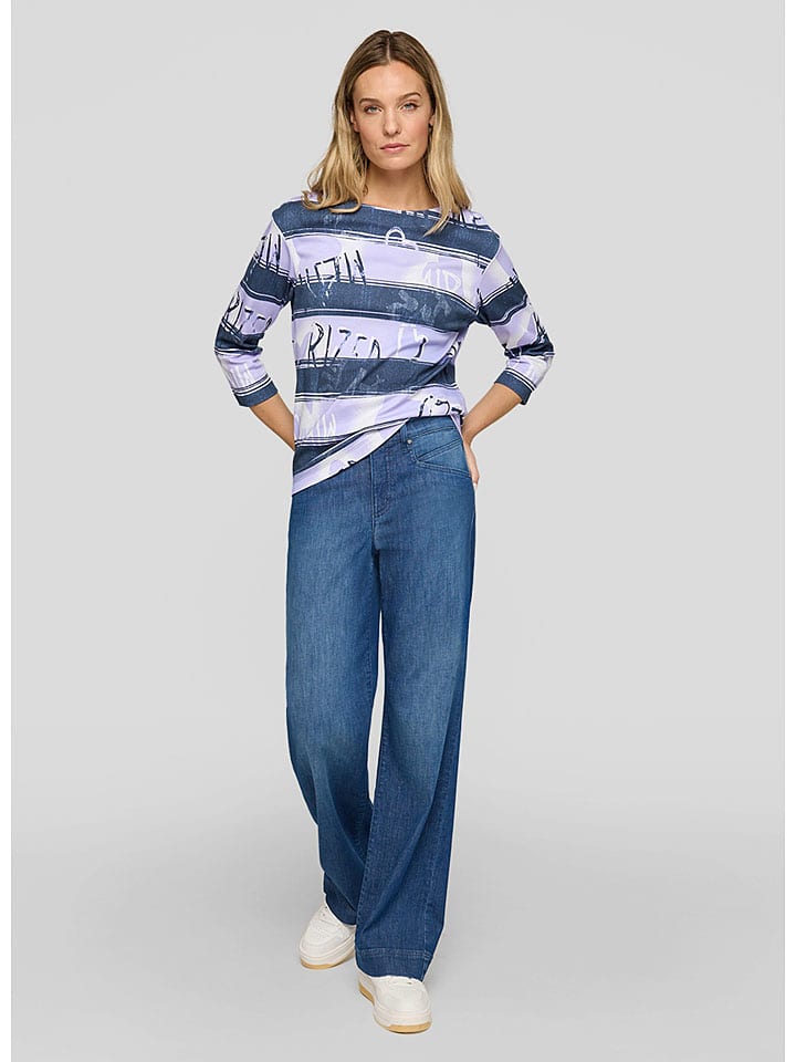 Rabe Dunkelblau/ Flieder 3049962 Longsleeve in Dunkelblau/ Flieder - 5