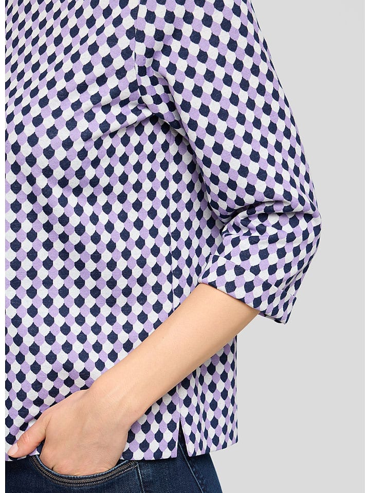 Rabe Flieder/ Dunkelblau 7155513 Longsleeve in Flieder/ Dunkelblau - 5