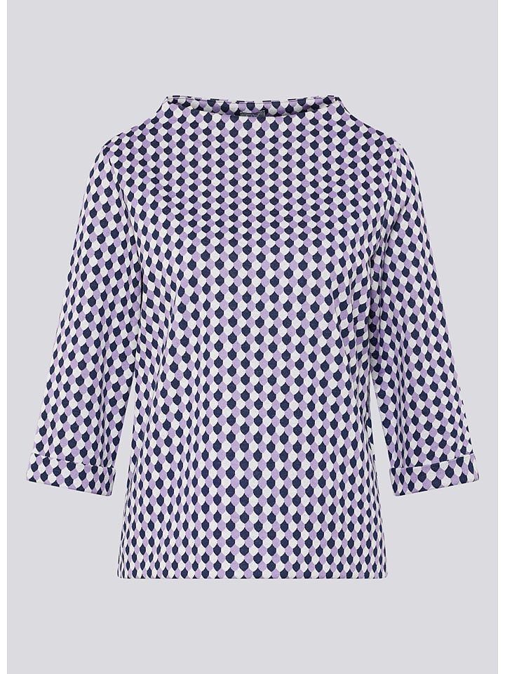 Rabe Flieder/ Dunkelblau 7155513 Longsleeve in Flieder/ Dunkelblau - 6
