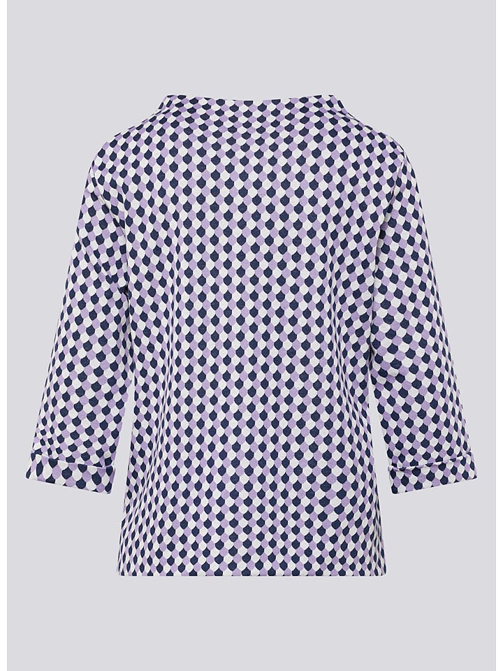 Rabe Flieder/ Dunkelblau 7155513 Longsleeve in Flieder/ Dunkelblau - 7
