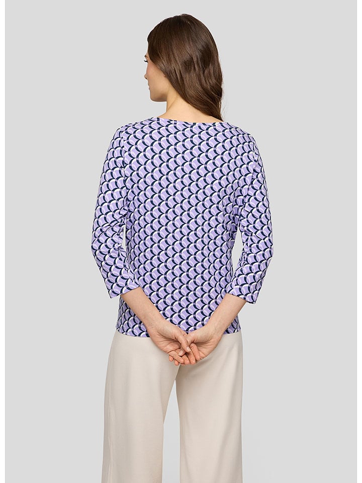 Rabe Flieder/ Dunkelblau 4509385 Longsleeve in Flieder/ Dunkelblau - 3