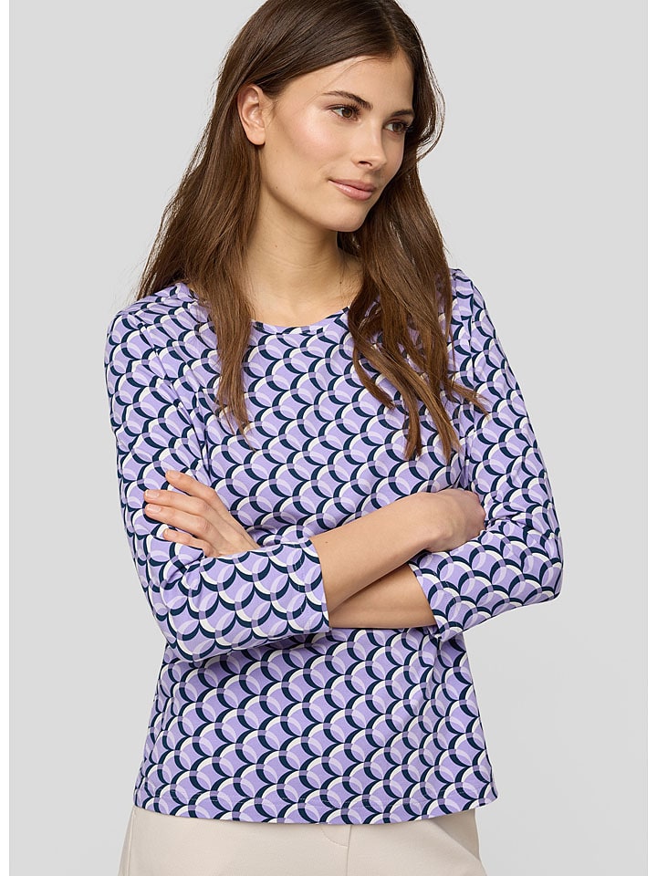 Rabe Flieder/ Dunkelblau 4509385 Longsleeve in Flieder/ Dunkelblau - 4