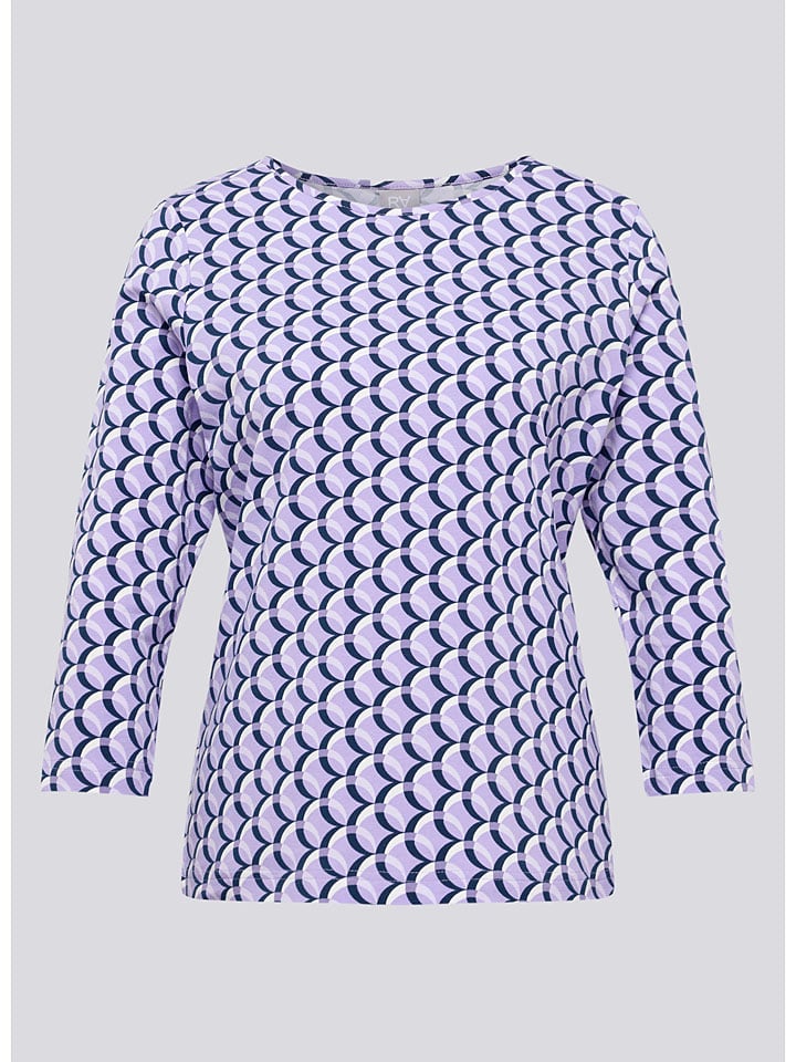 Rabe Flieder/ Dunkelblau 4509385 Longsleeve in Flieder/ Dunkelblau - 6