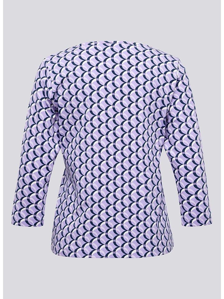 Rabe Flieder/ Dunkelblau 4509385 Longsleeve in Flieder/ Dunkelblau - 7