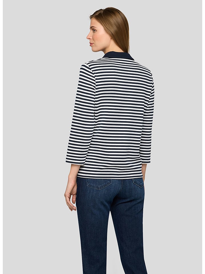 Rabe Dunkelblau/ Weiß 3542806 Longsleeve in Dunkelblau/ Weiß - 2