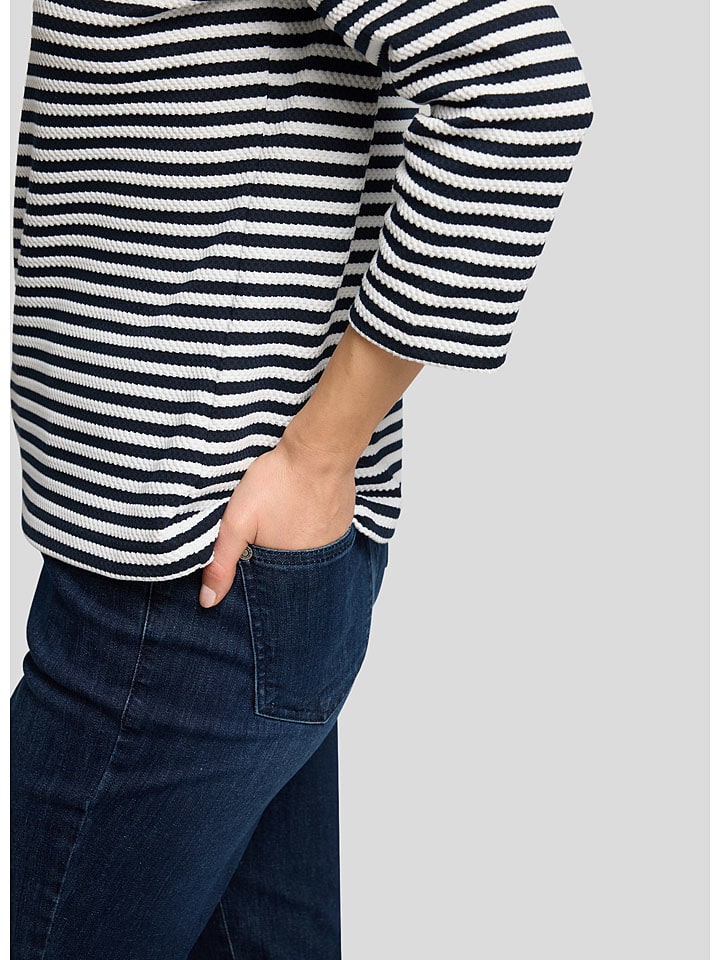 Rabe Dunkelblau/ Weiß 3542806 Longsleeve in Dunkelblau/ Weiß - 5