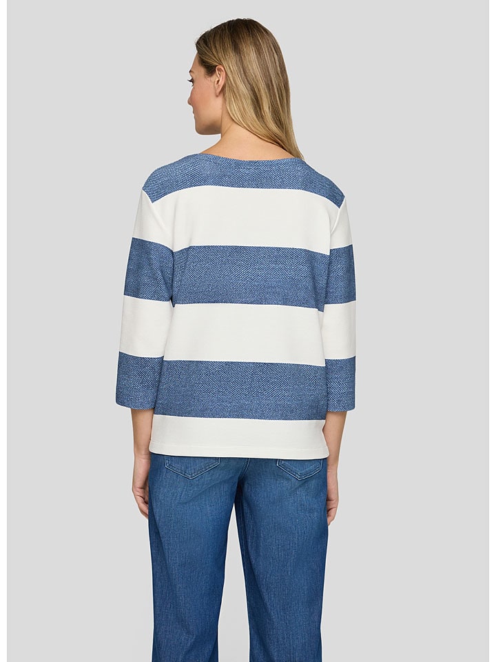 Rabe Blau/ Weiß 1875012 Longsleeve in Blau/ Weiß - 3