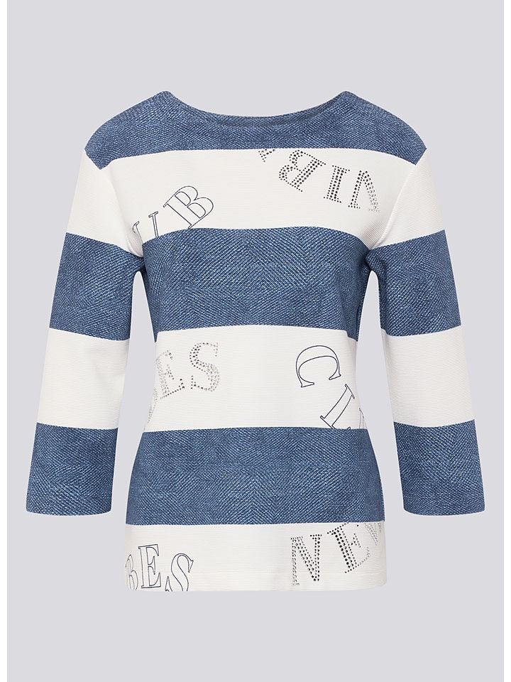 Rabe Blau/ Weiß 1875012 Longsleeve in Blau/ Weiß - 6