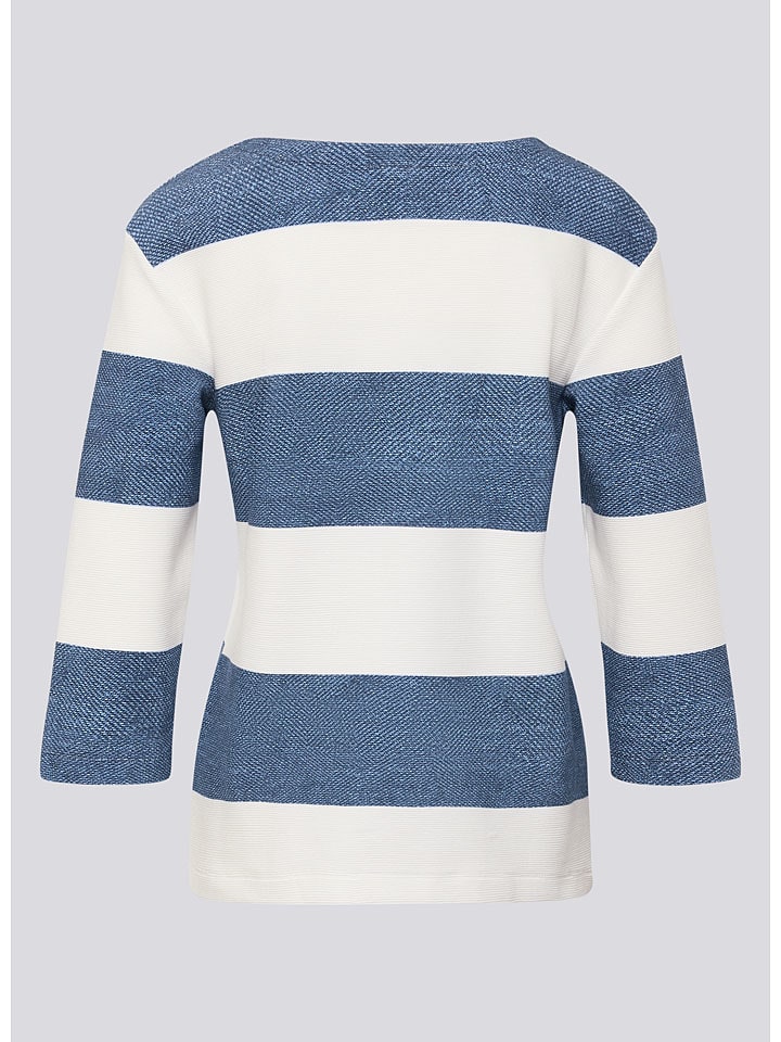 Rabe Blau/ Weiß 1875012 Longsleeve in Blau/ Weiß - 7