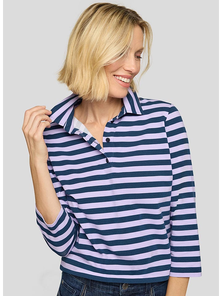 Rabe Flieder/ Dunkelblau 5289242 Longsleeve in Flieder/ Dunkelblau - 2