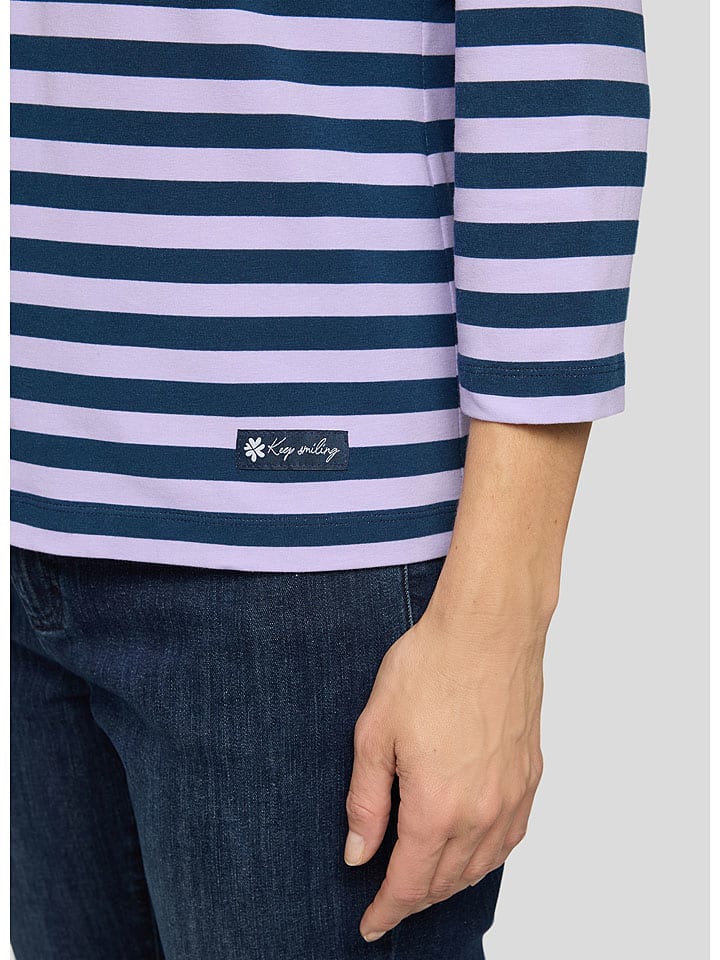 Rabe Flieder/ Dunkelblau 5289242 Longsleeve in Flieder/ Dunkelblau - 5