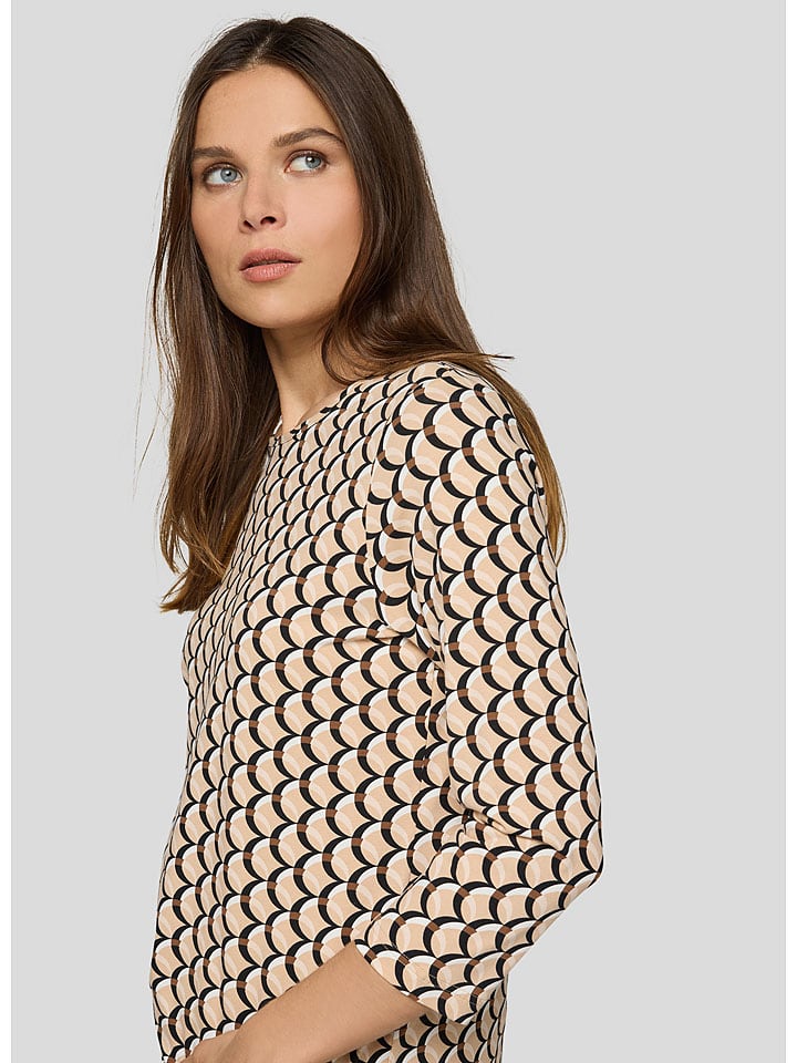 Rabe Beige/ Schwarz 1017949 Longsleeve in Beige/ Schwarz - 2