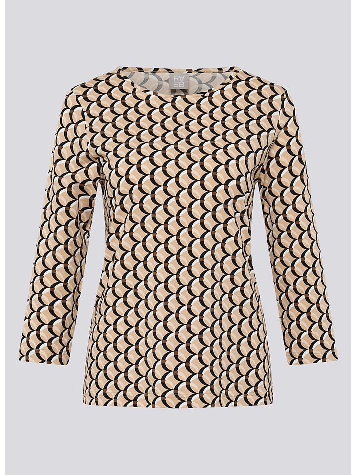 Rabe Beige/ Schwarz 1017949 Longsleeve in Beige/ Schwarz - 6