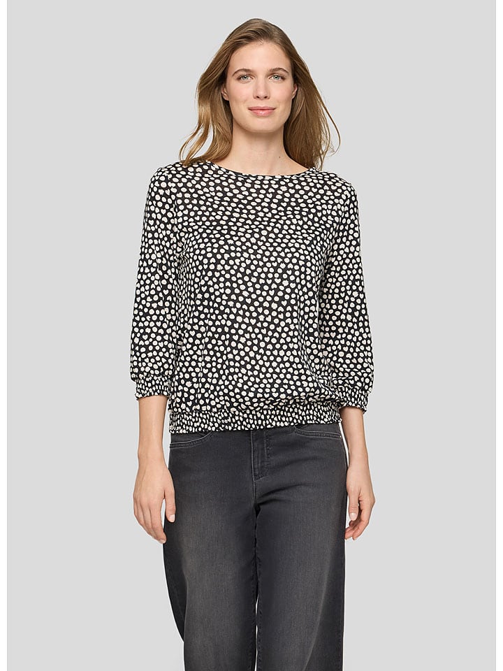Rabe Schwarz/ Weiß 6777545 Bluse in Schwarz/ Weiß - 1