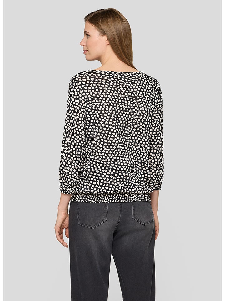 Rabe Schwarz/ Weiß 6777545 Bluse in Schwarz/ Weiß - 2