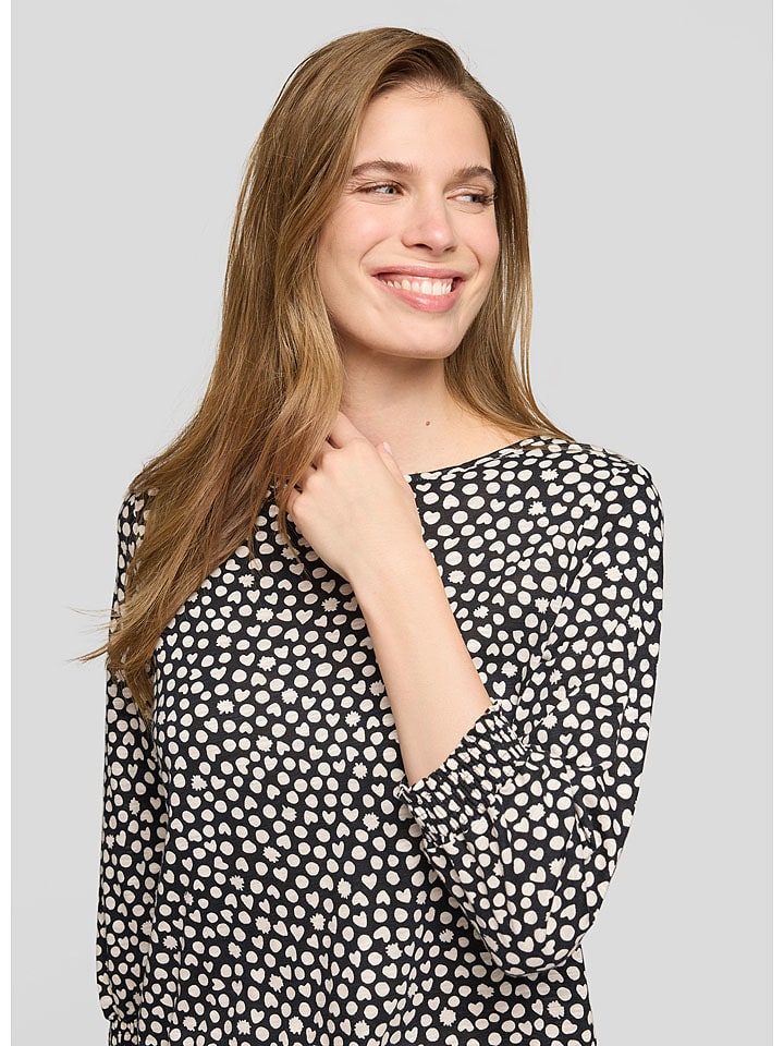 Rabe Schwarz/ Weiß 6777545 Bluse in Schwarz/ Weiß - 3