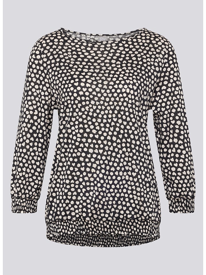 Rabe Schwarz/ Weiß 6777545 Bluse in Schwarz/ Weiß - 6