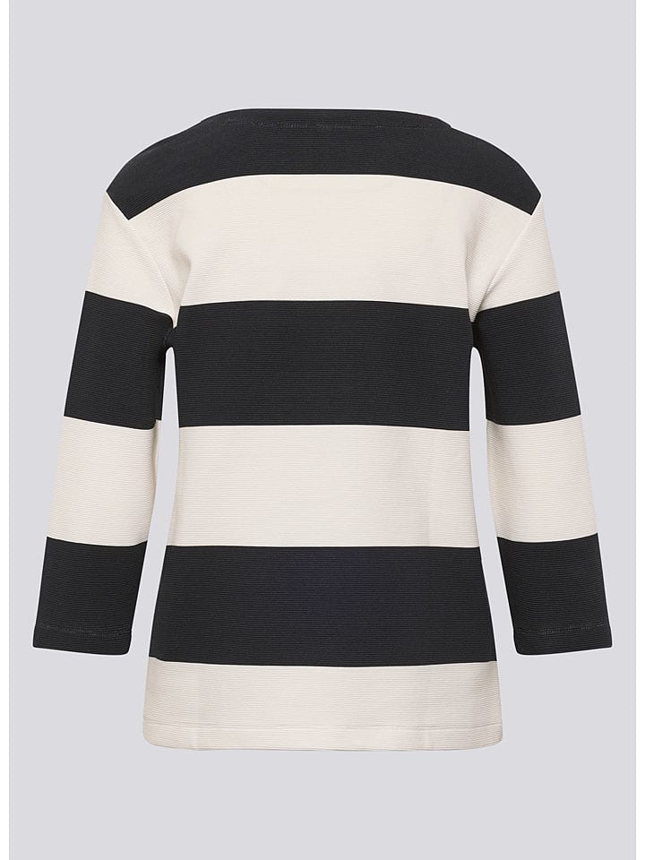 Rabe Schwarz/ Creme 2015843 Longsleeve in Schwarz/ Creme - 7