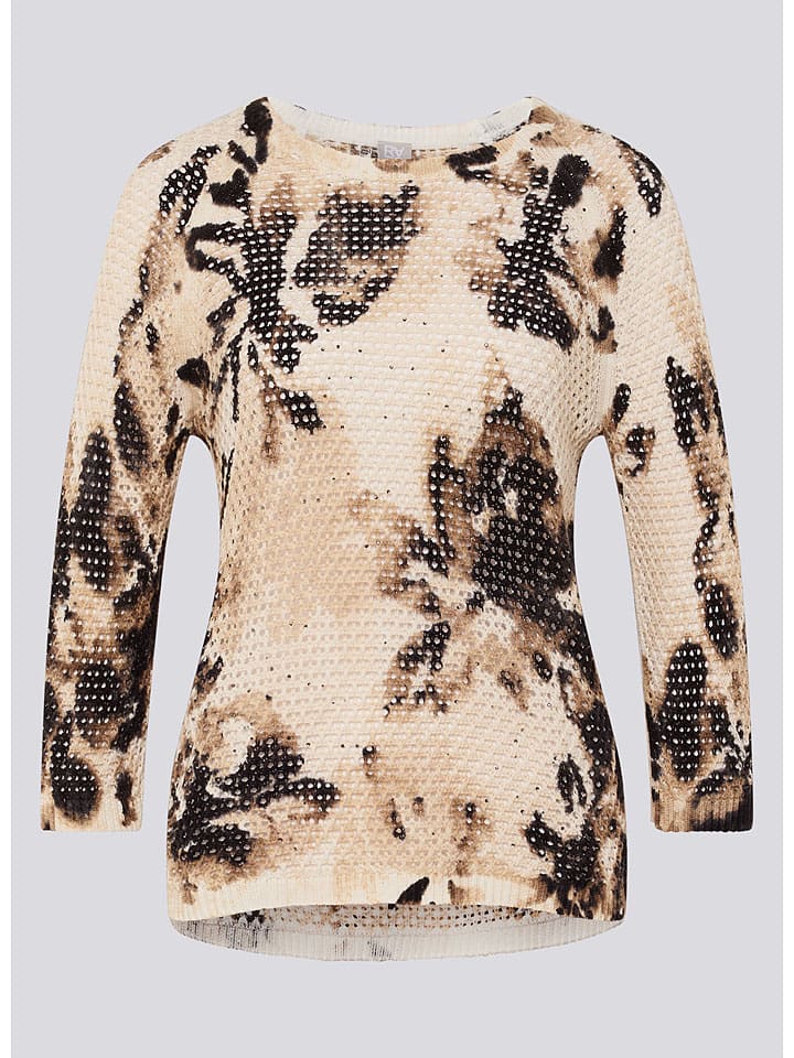 Rabe Beige/ Schwarz 6397219 Pullover in Beige/ Schwarz - 6