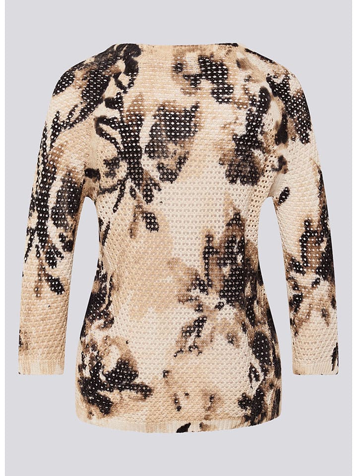 Rabe Beige/ Schwarz 6397219 Pullover in Beige/ Schwarz - 7