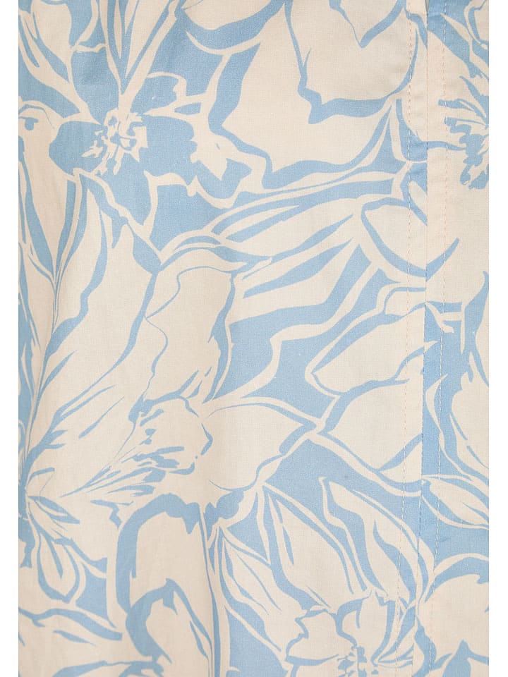 LCMT Le Comte Hellblau/ Creme 1708763 Bluse in Hellblau/ Creme - 3