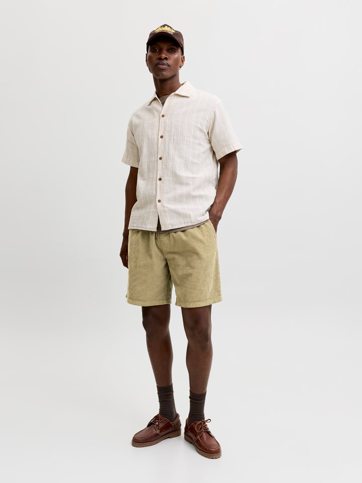 Kraťasy Jack & Jones Oliv 9997065 Cordbermudas "Bill" in Oliv - 2