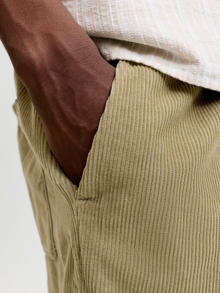 Kraťasy Jack & Jones Oliv 9997065 Cordbermudas "Bill" in Oliv - 6