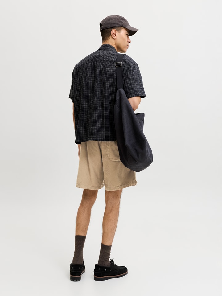 Kraťasy Jack & Jones Beige 2617648 Cordbermudas "Bill" in Beige - 4