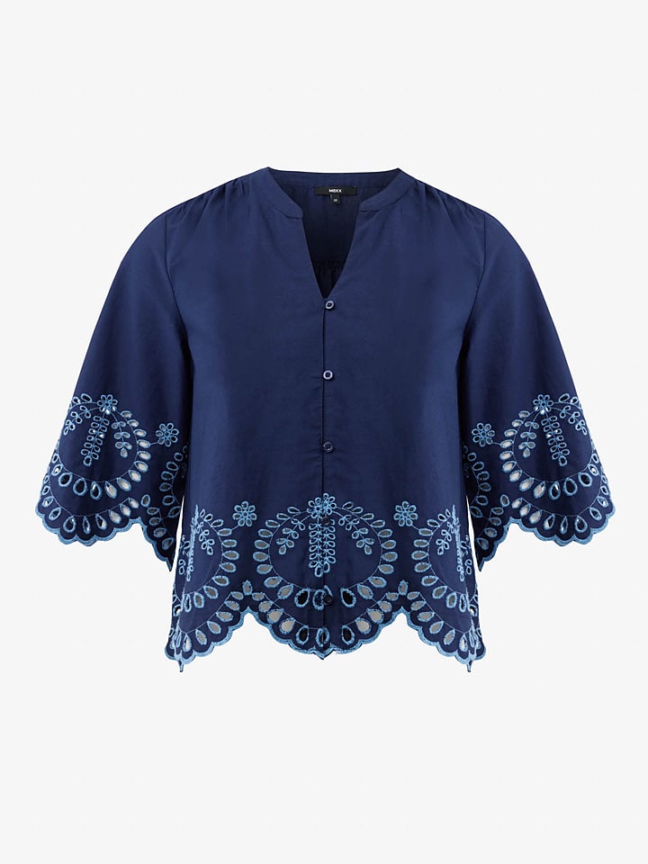 Mexx Dunkelblau 9647546 Bluse in Dunkelblau - 4