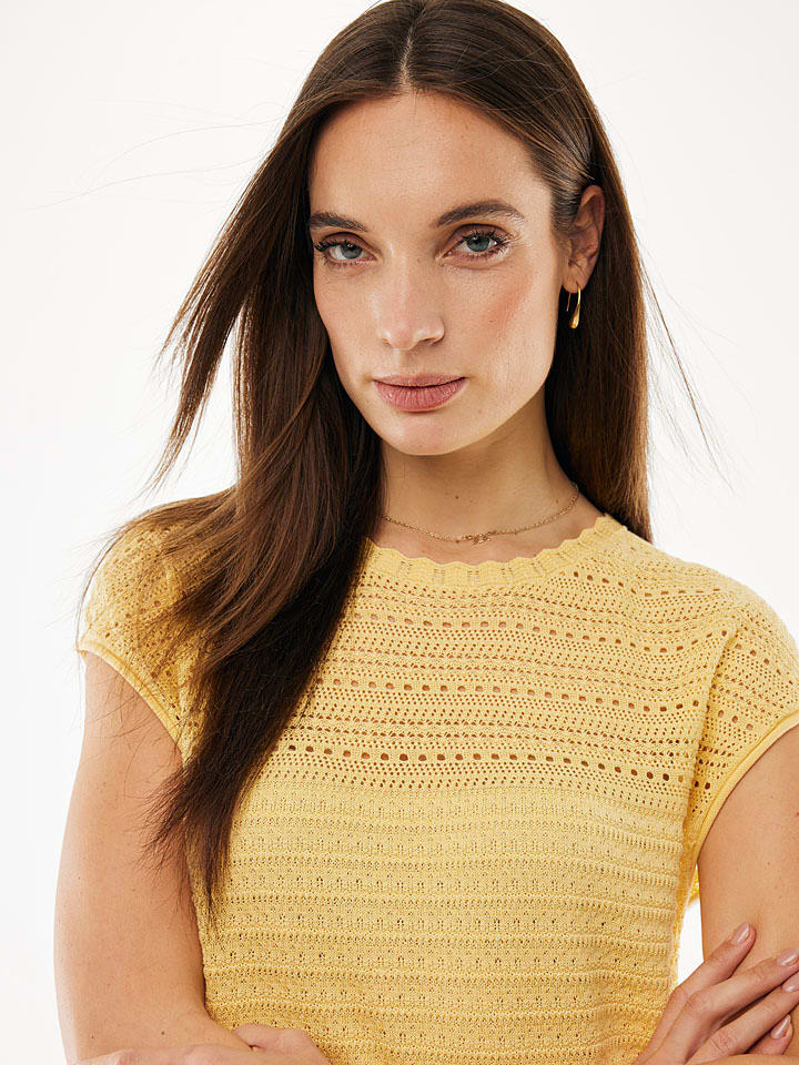 Mexx Gelb 9333601 Strickbluse in Gelb - 4