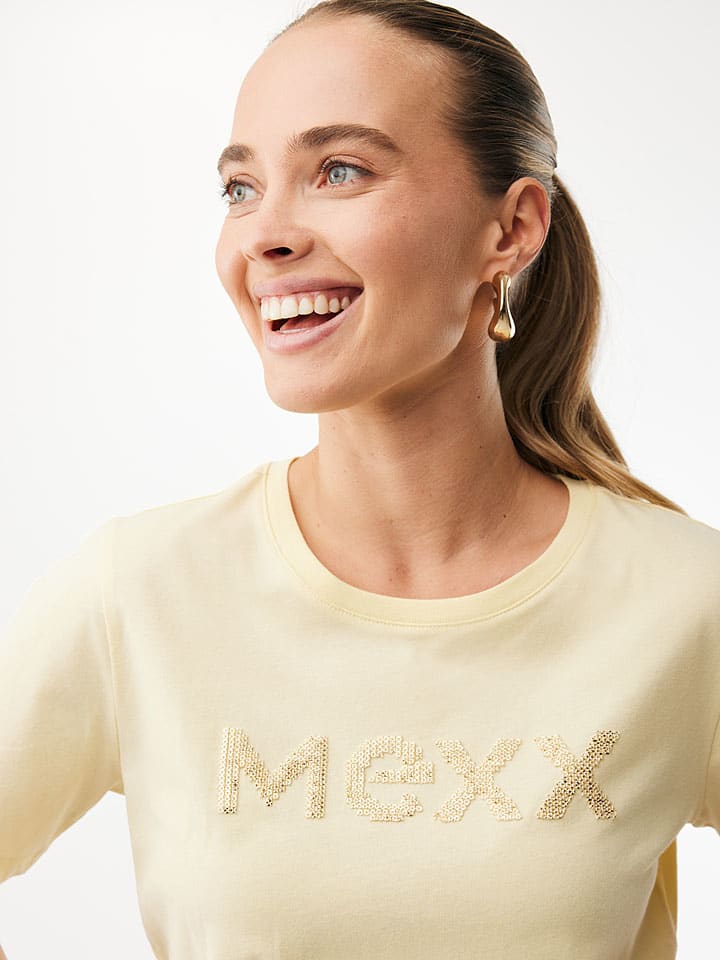 Tričko Mexx Sand 3241886 Shirt in Sand - 3