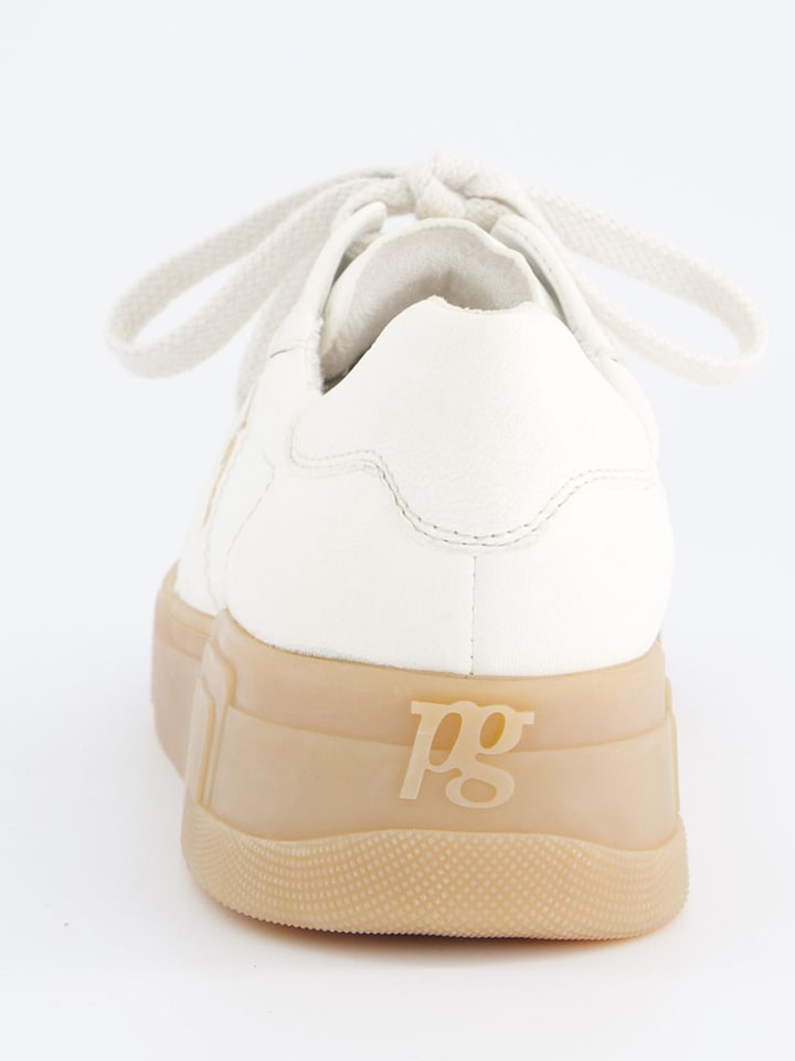 Tenisky Paul Green Weiß 9211726 Leder-Sneakers in Weiß - 4