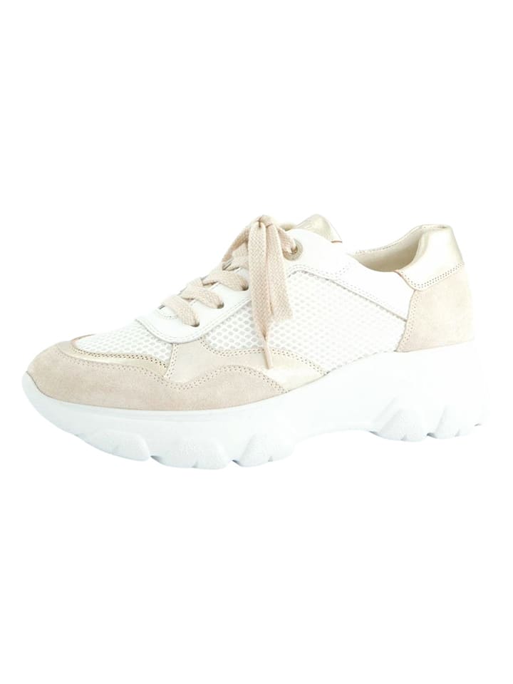 Tenisky Paul Green Weiß/ Gold 2929542 Leder-Sneakers in Weiß/ Gold - 1