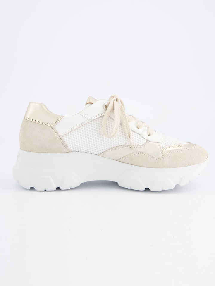 Tenisky Paul Green Weiß/ Gold 2929542 Leder-Sneakers in Weiß/ Gold - 3