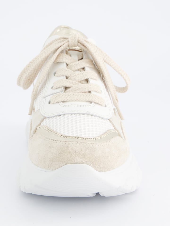Tenisky Paul Green Weiß/ Gold 2929542 Leder-Sneakers in Weiß/ Gold - 4