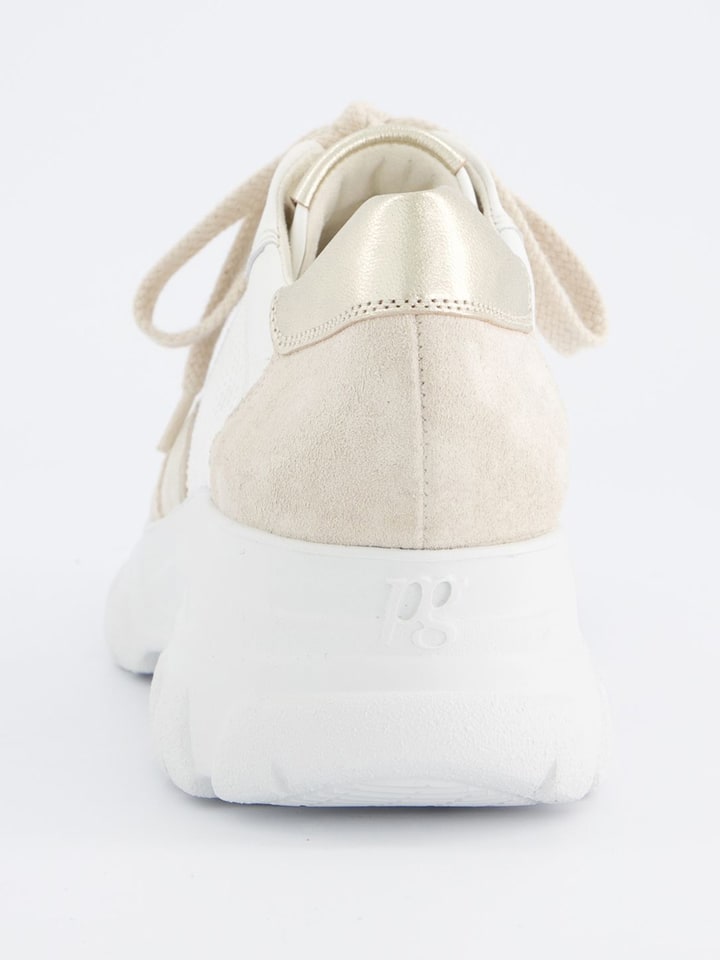 Tenisky Paul Green Weiß/ Gold 2929542 Leder-Sneakers in Weiß/ Gold - 5