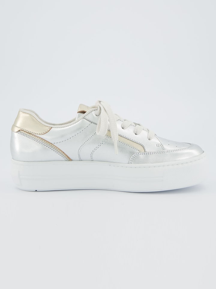 Tenisky Paul Green Silber/ Gold 6786374 Leder-Sneakers in Silber/ Gold - 3