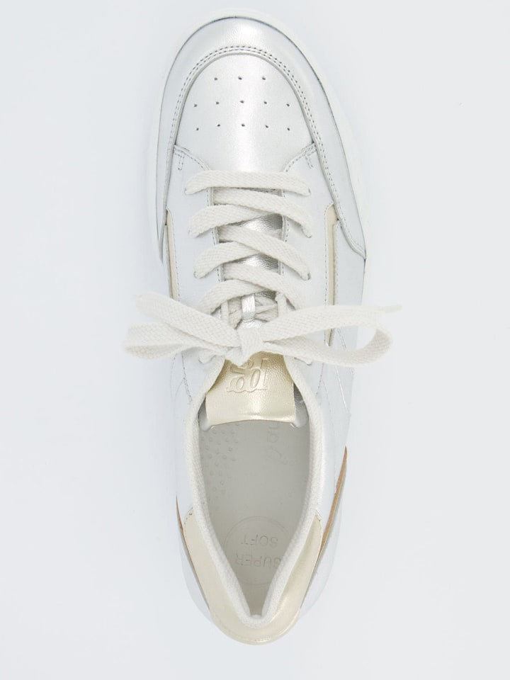 Tenisky Paul Green Silber/ Gold 6786374 Leder-Sneakers in Silber/ Gold - 5